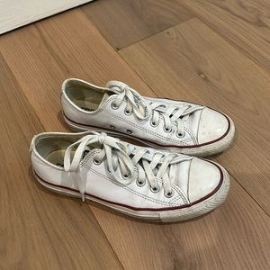 Leather Converse